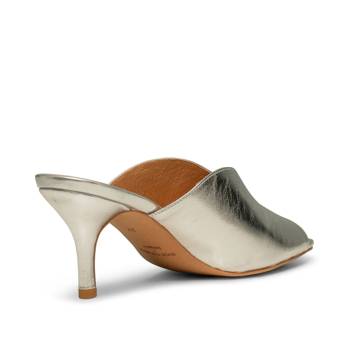 Valentine-sandal i metallic - SILVER
