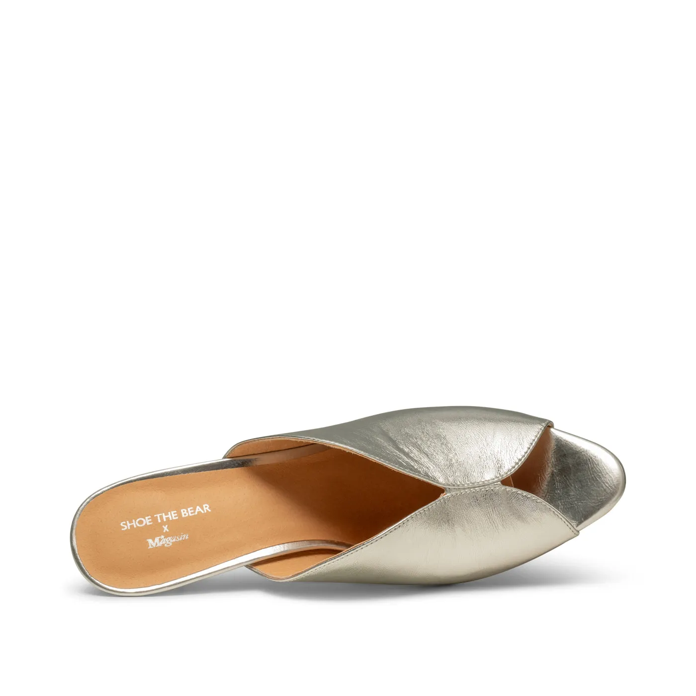 Valentine-sandal i metallic - SILVER