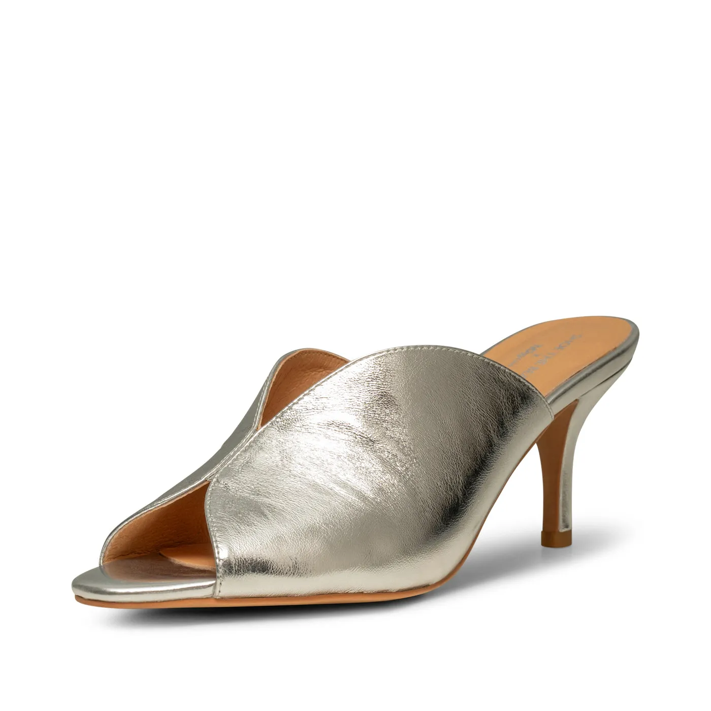 Valentine-sandal i metallic - SILVER