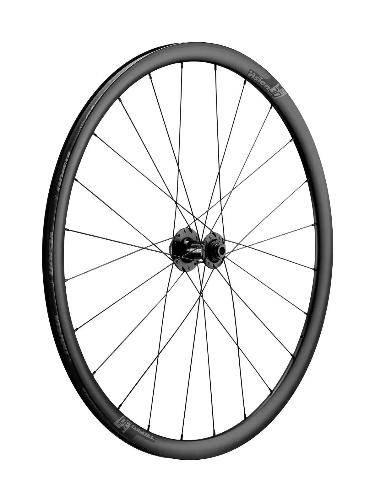 Vision Team 30 TC Thru Axle Tubeless Ready Disc Wheelset - Shimano HG - Centre Lock