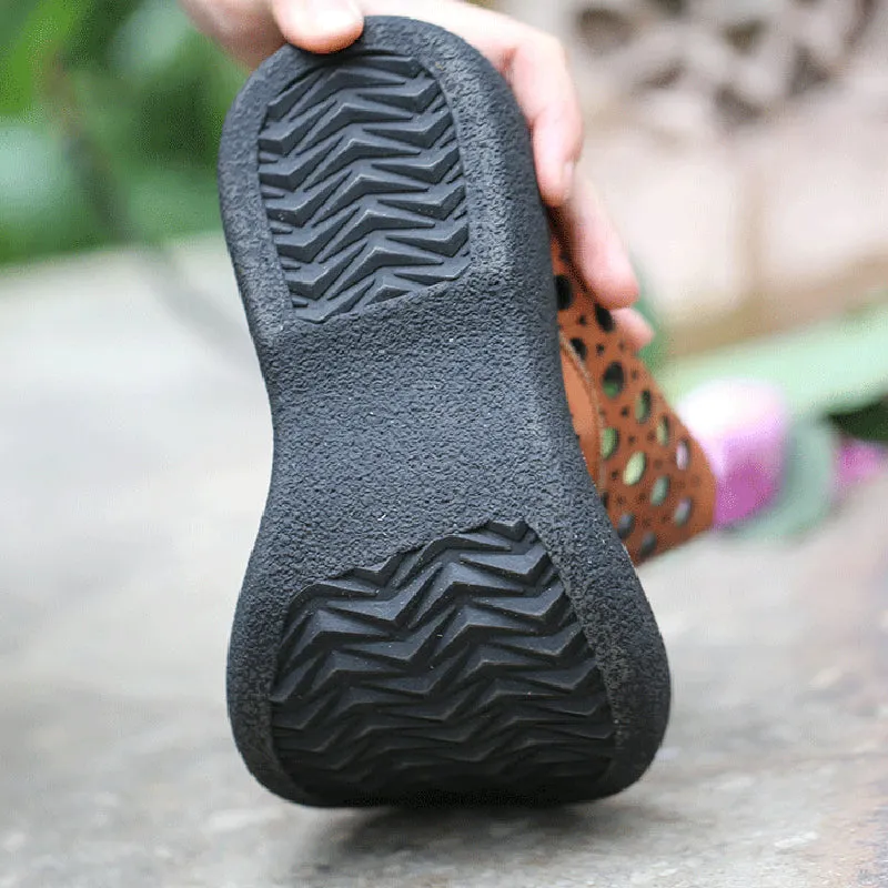 Wide Toe Box Summer Hollow Sandals Boots