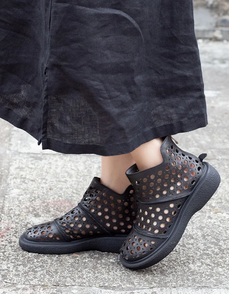 Wide Toe Box Summer Hollow Sandals Boots