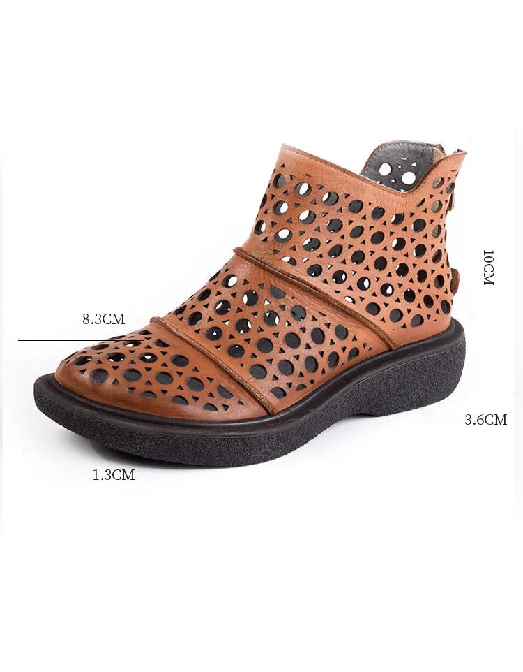Wide Toe Box Summer Hollow Sandals Boots