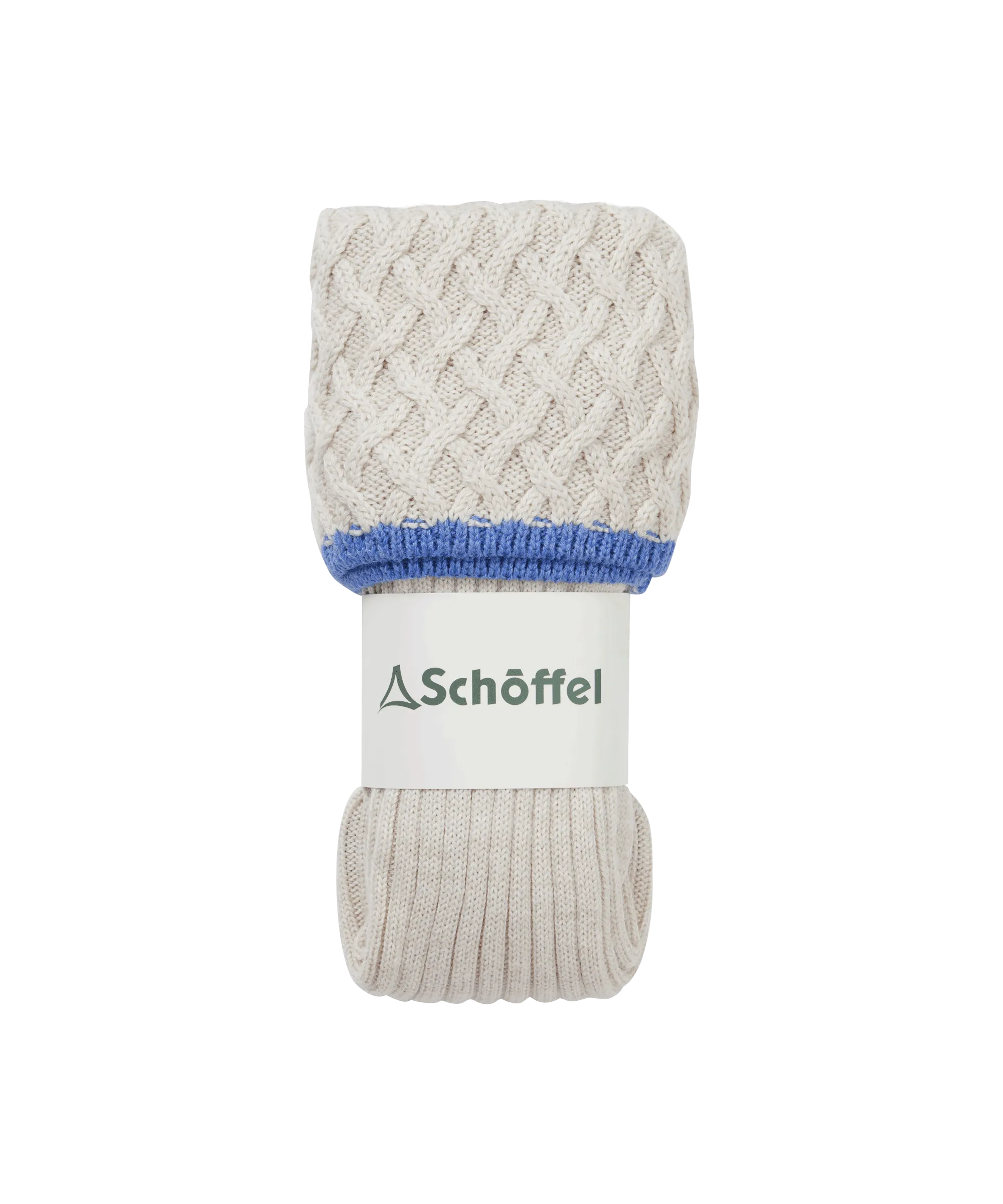 Women's Teal Socks - Ivory